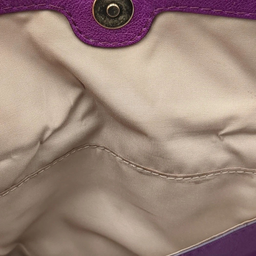 Cole Haan Purple Leather Crossbody Bag